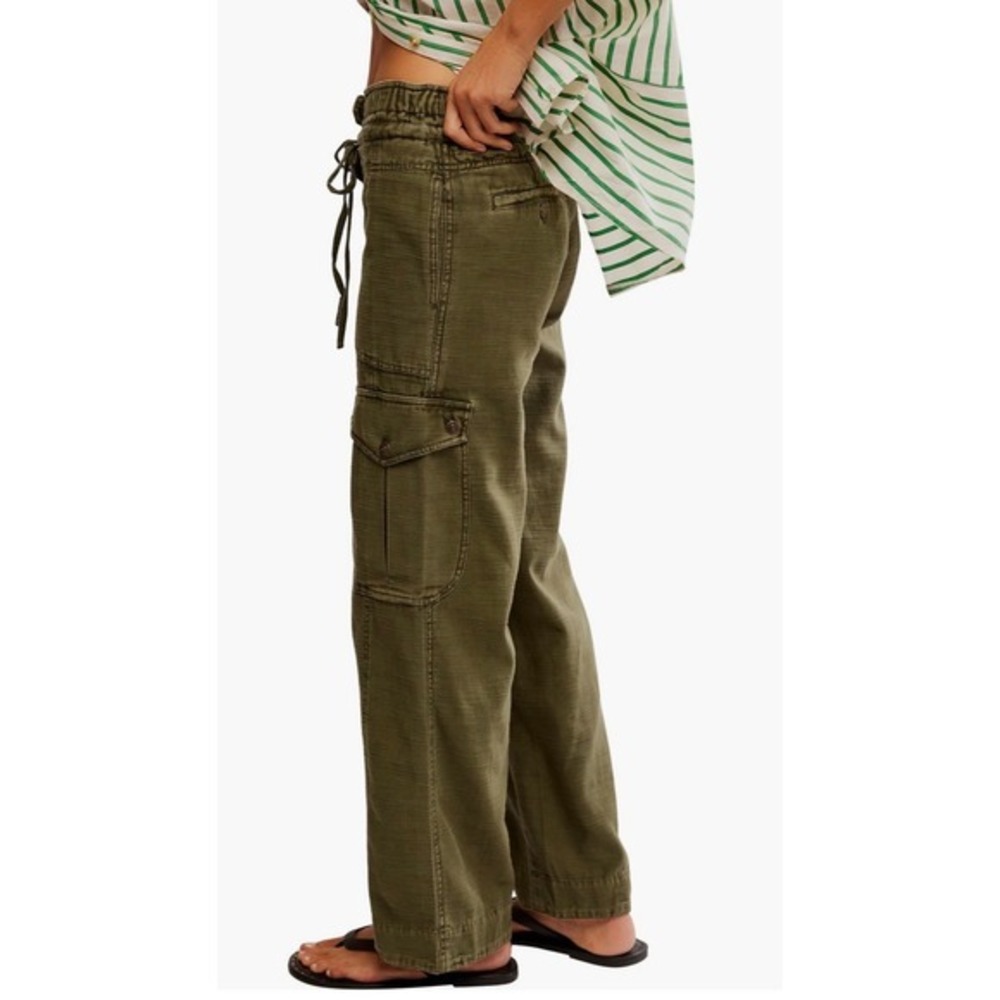 We the Free Park Ave Cargo Pull-on drawstring pants mid-rise adventurer - Picture 7 of 7